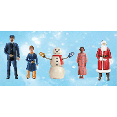 2019 Preorder v1 Lionel 1830010  THE POLAR EXPRESS Snowman & Children People Pack