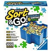 Ravensburger 17930 Puzzle Sort & Go! Stacking Sorting Trays