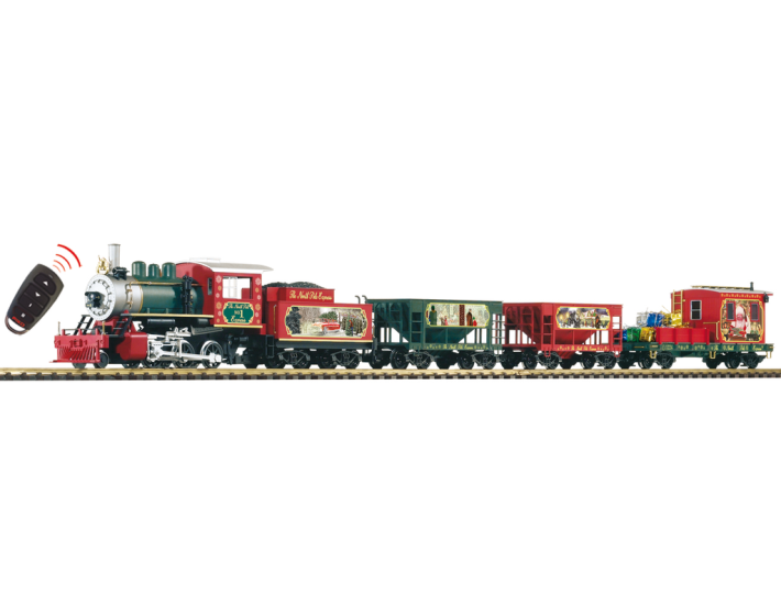 PIKO 38123 Christmas Freight R/C Starter Set w/Analog Sound & Smoke (G