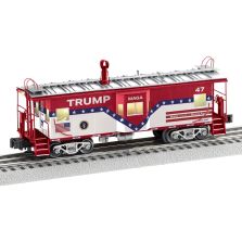 Lionel 2526830 Trump 47 Presidential Red Caboose- Limited Run- Legacy Exclusive