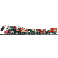 PIKO 38123 Christmas Freight R/C Starter Set w/Analog Sound & Smoke (G-Scale)