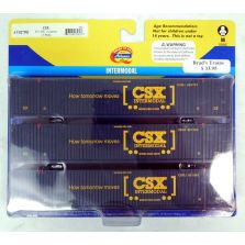 Athearn 27982 CSX 53' CIMC Container 3-Pack