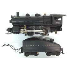 USED Lionel 0-4-0 Steam Engine Lionel Lines #1656 w/Tender WORKING (no Box)