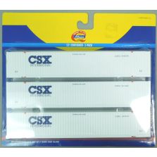 Athearn 26525 CSX 53' Container 3-Pk 1