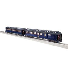 Lionel 2427560 Royal Blue Wood Passenger 2 Pack B