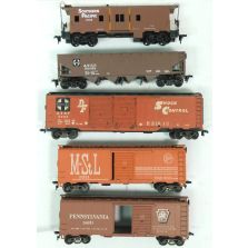 Used Lot of 5 Athearn Freight Cars (No Boxes)01