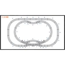 Lionel Fastrack Peanut Junction Layout Plan
