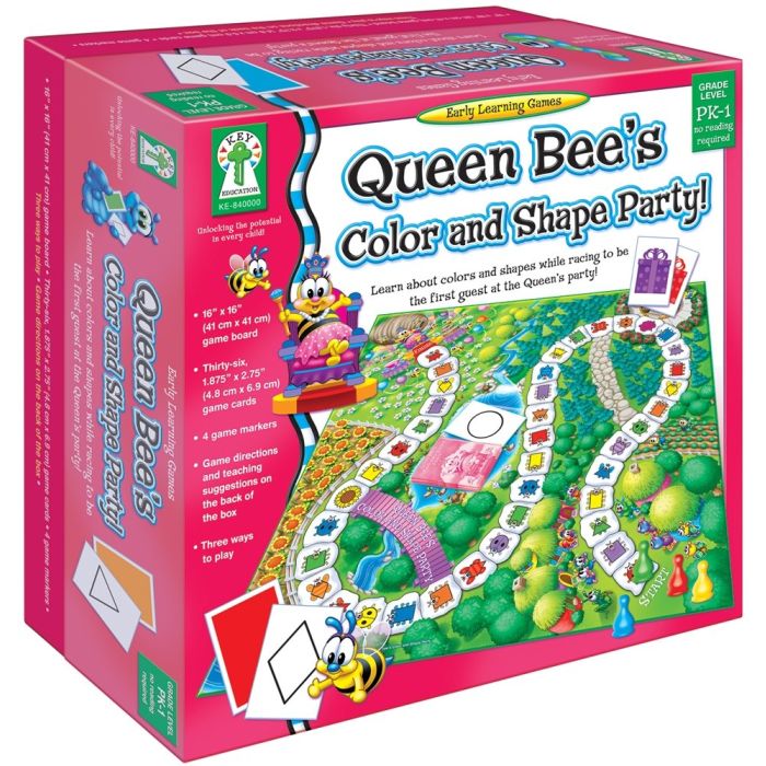 Key Education 840000 Queen Bee's Color and Shape Party!