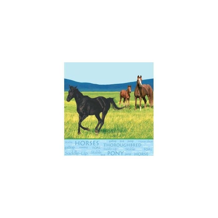 Party Creations 30703 Wild Horses Tablecover